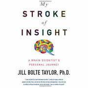 Set of four non-fiction books by Jill Bolte Taylor and Brian Tracy, including My Stroke of Insight, Eat That Frog!, Daring Greatly, Rising Strong.