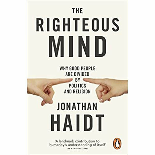 Jonathan Haidt Collection 3 Books Set (Coddling of the American Mind,Righteous Mind,Happiness Hypothesis) - The Book Bundle
