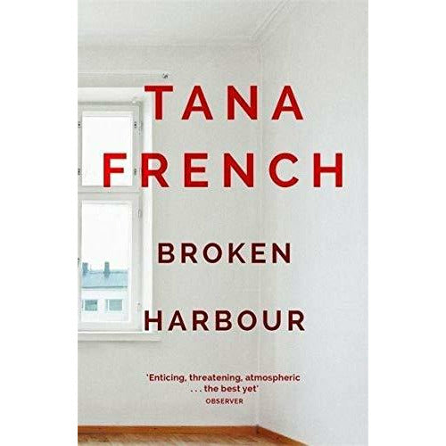 Set of Dublin Murder Squad Series 7 Hodder Paperbacks by Tana French, including The Searcher, arranged on a shelf.
