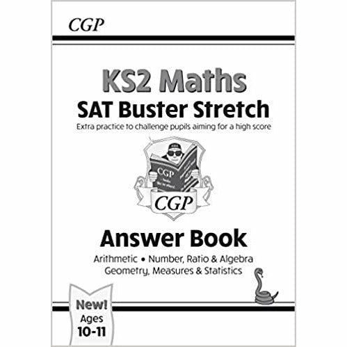 CGP New KS2 Maths SAT Buster Stretch 4 Books Collection Set Geometry, Measures & Statistics, Arithmetic, Number Ratio - The Book Bundle