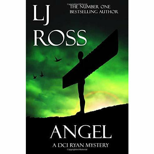 Paperback crime mystery novel "Angel" by LJ Ross from the A DCI Ryan series, featuring a compelling crime story cover image.