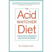 Two paperback books from the Acid Watcher Diet and No-Grain Diet collection by Dr. Aviv and Dr. Mercola showing book covers.