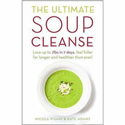 Nicole Pisani's Ultimate Soup Cleanse cookbook set with two paperback books on healthy soup recipes and cleansing techniques.