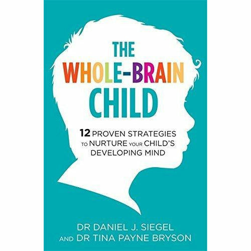Set of four non-fiction books including The Whole-Brain Child by Philippa Perry and Dr. Daniel Siegel, in mixed formats.