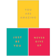 Summersdale Publishers, 3 Books Collection Set (Just Be You, Never Give Up, You Are Amazing) - The Book Bundle