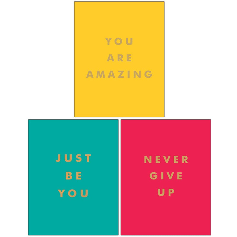 Summersdale Publishers, 3 Books Collection Set (Just Be You, Never Give Up, You Are Amazing) - The Book Bundle