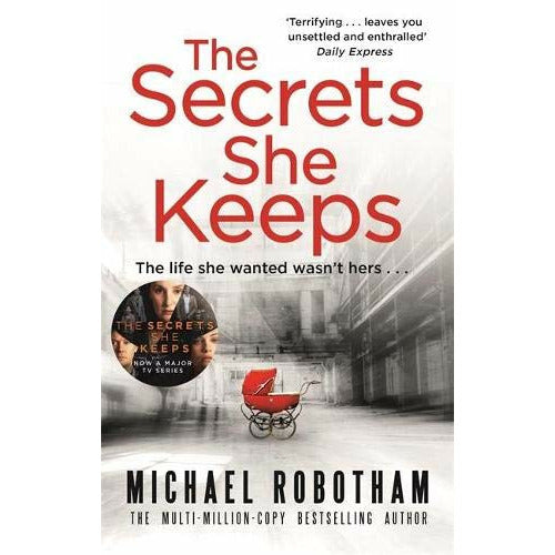 Set of five Michael Robotham books including When She Was Good, Good Girl, and Bad Girl, published by Sphere Ltd.
