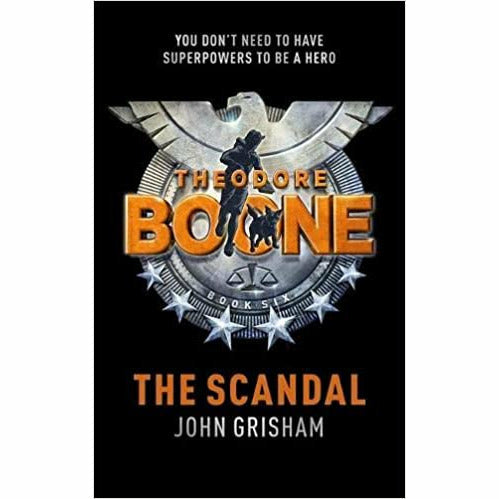 Theodore Boone series books 1-7 collection box set by John Grisham, featuring colorful covers and hardcover editions.