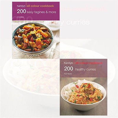 Healthy Curries Collection Hamlyn Books 2 Books Bundle (200 Easy Tagines and More, 200 Healthy Curries) - The Book Bundle