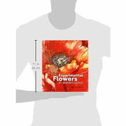 Watercolor painting of experimental flowers and plants by Ann Blockley, showcasing creative botanical art on a hardcover book.