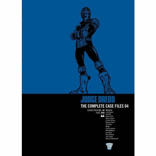 Judge Dredd Complete Case Files Volume 1,2,3,4,5 Collection 5 Books Set  By John Wagner - The Book Bundle