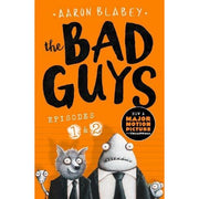 Set of four "The Bad Guys" books by Aaron Blabey, featuring colorful covers from the Scholastic collection, ideal for young readers.