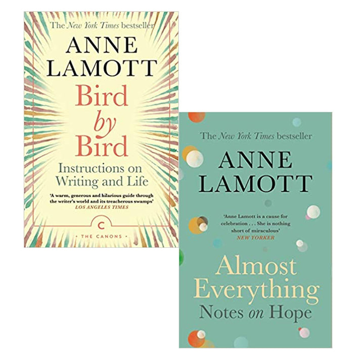 Anne Lamott 2 Books Collection Set (Bird by Bird: Instructions on Writing and Life & Almost Everything: Notes on Hope) - The Book Bundle