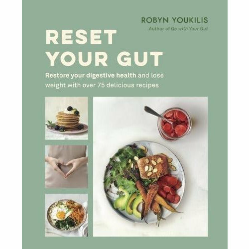 gut makeover recipe book, gut gastronomy [hardcover] and reset your gut 3 books collection set - The Book Bundle