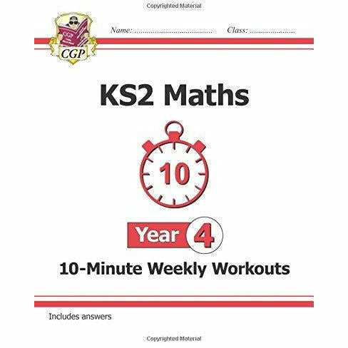 KS2 New Curriculum Year 4 CGP Books Collection 3 Books Set - The Book Bundle