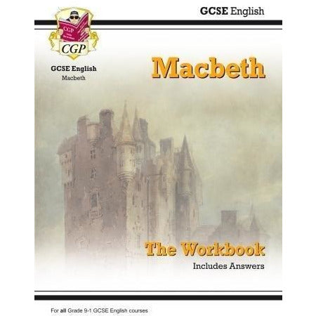 GCSE English Workbook Collection 3 Books Set By CGP Books (A Christmas Carol, An Inspector Calls, Macbeth (includes Answers)) - The Book Bundle