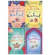 Sphere shaped book collection set featuring Deborah Rodriguez's four novels: The Little Coffee Shop of Kabul and more.