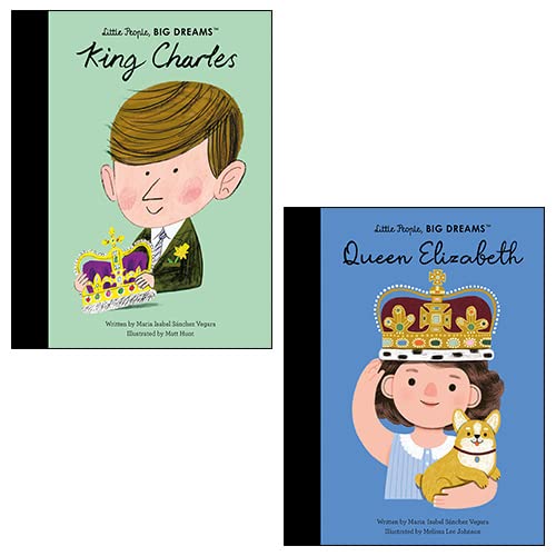 Maria Isabel Sanchez Vegara 2 Books Collection Set (Queen Elizabeth, King Charles) - The Book Bundle