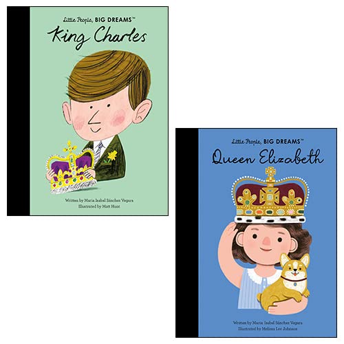 Maria Isabel Sanchez Vegara 2 Books Collection Set (Queen Elizabeth, King Charles) - The Book Bundle