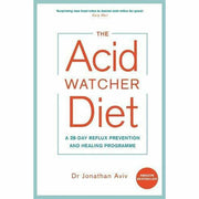Set of three paperback non-fiction books including The Acid Watcher Cookbook, The Acid Watcher Diet, and The No-Grain Diet by Kaufmann and Mercola.