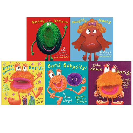Sam lloyd Series Collection 5 Books Set (Monster Mates, Naughty Nancy,Boris,Babysits,Calm Down) - The Book Bundle