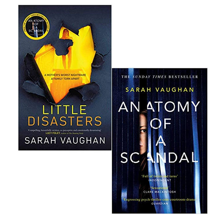 Sarah Vaughan 2 Books Collection (Little Disasters & Anatomy of a Scandal) - The Book Bundle