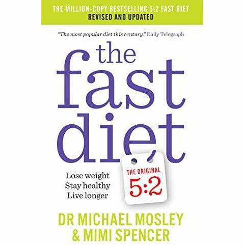Chartwell Books 5:2 Fast Diet collection set with three paperback books on healthy longevity and intermittent fasting by Dr. Michael Mosley.