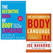 The Definitive Book of Body Language: How to read others' attitudes by their gestures & The Dictionary of body Language 2 Books Set - The Book Bundle