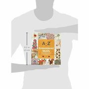 Paperback book titled "A-Z of Embroidered Motifs" with colorful embroidered designs on the cover, by Country Bumpkin Publications.