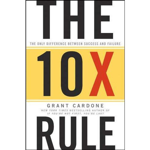 The 10X Rule [Hardcover], Way of the Wolf, The Wolf of Wall Street Collection 3 Books Set - The Book Bundle