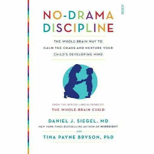Daniel Siegel Collection 4 Books Set (The Power of Showing Up, The Whole-Brain Child, Brainstorm, No-Drama Discipline) - The Book Bundle