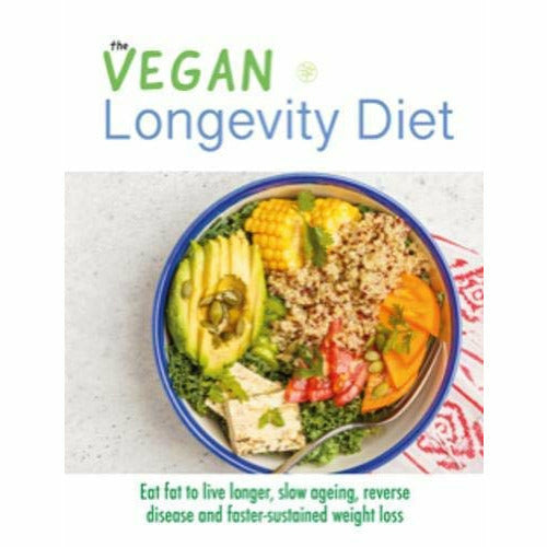 Happy Vegan [Hardcover], Plant Based Cookbook For Beginners, The Vegan Longevity Diet, Veggie Lean in 15 4 Books Collection Set - The Book Bundle
