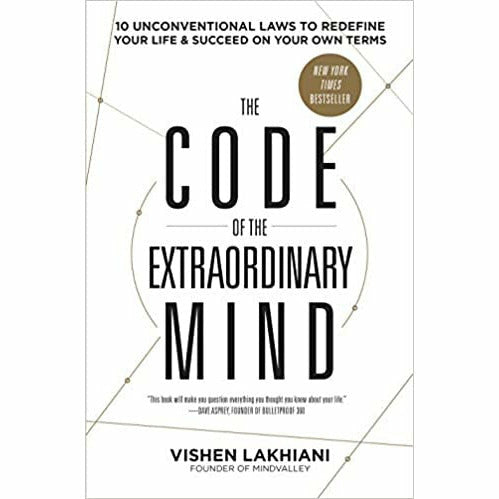 Vishen Lakhiani 2 Books Collection Set (The Code of the Extraordinary Mind & The Buddha and the Badass) - The Book Bundle