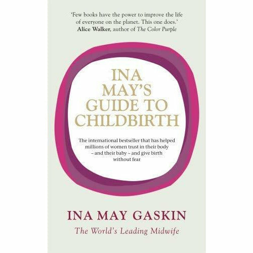 Set of three paperback books including "What to Expect When You're Expecting 5th Edition" and "Ina May's Guide to Childbirth" by The Book Bundle