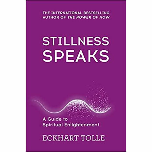 Paperback of Stillness Speaks by Eckhart Tolle, featuring a yellow cover with black text, focusing on mindfulness and present moment awareness.