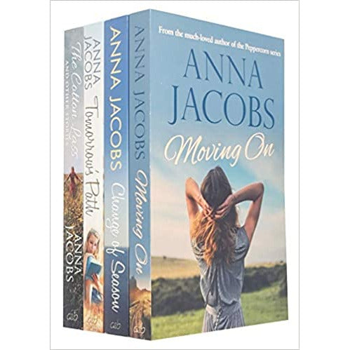 Anna Jacobs Collection 4 Books Set (Moving On, Change of Season, Cotton Lass) - The Book Bundle