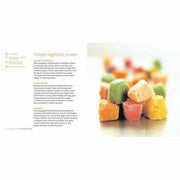 Cover image of "Top 100 Baby Purees" cookbook by Annabel, hardcover with vibrant colorful design on the front.