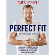 Set of four bodybuilding and fitness books by James Haskell from The Book Bundle, featuring covers with athletic themes.