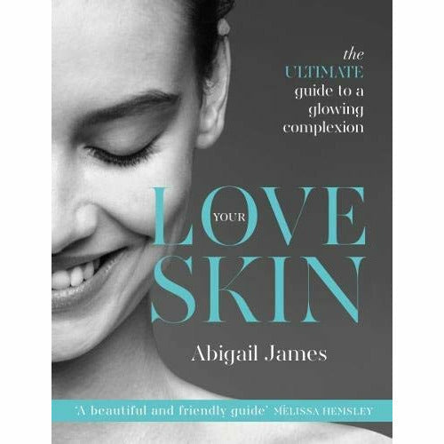 Three-book collection set titled "Love Your Skin, Body" by The Book Bundle, featuring non-fiction books on skincare and wellness.