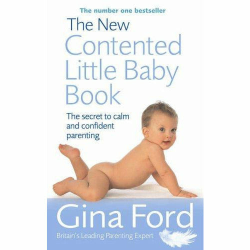 Collection of three baby weaning books by Gina Ford, featuring guidance on feeding, baby food, and weaning tips by Dr Clare Llewellyn and others.