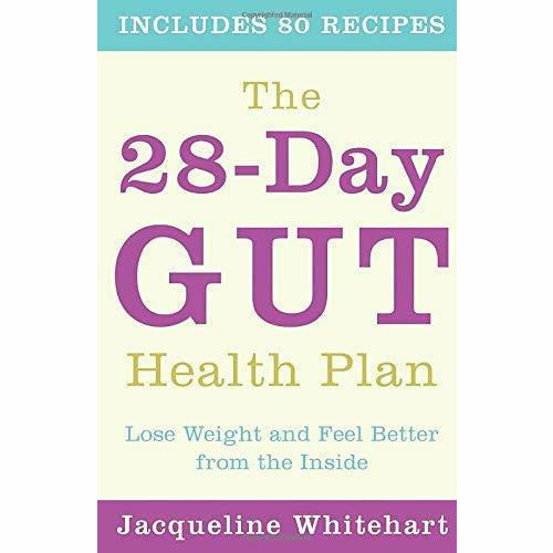 Set of four paperback health books including The 28 Day Gut Health Plan, Eat Dirt, Keto Diet For Beginners by Whitehart, Dr. Axe, Iota