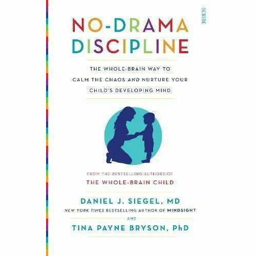 Set of four paperback parenting books by Tina Payne Bryson, Elaine Mazlish, and Adele Faber, featuring titles on child development and discipline.