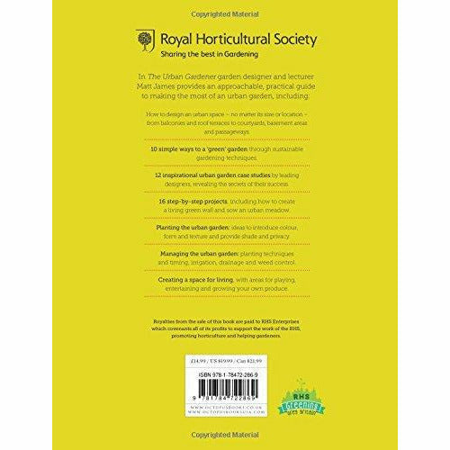 RHS The Urban Gardener - The Book Bundle