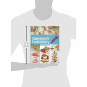 Paperback stumpwork embroidery guide by Kay and Michael Dennis, featuring seasonal designs for beginners.