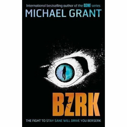 Set of nine paperback books by Michael Grant, including Fear, Gone, BZRK, and more in a fiction collection.