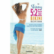 CookNation The Skinny 5:2 Bikini Diet recipe book with meal planners, featuring healthy recipes in a Bell & Mackenzie Publishing paperback.