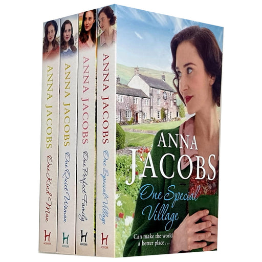 Ellindale Series 4 Books Collection Set By Anna Jacobs (One Quiet Woman, One Kind Man, One Special Village, One Perfect Family) - The Book Bundle
