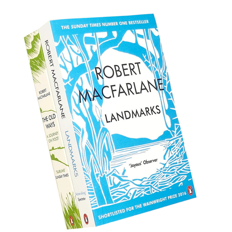 Robert Macfarlane Landmarks, The Old Ways 2 Books Collection Set - The Book Bundle