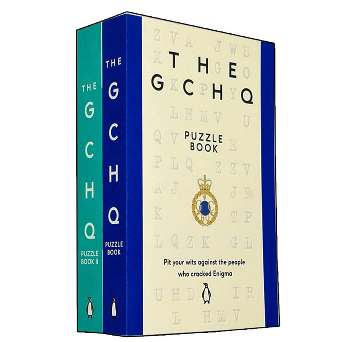 The GCHQ Puzzle Book I-II collection 2 Books Set by GCHQ - The Book Bundle