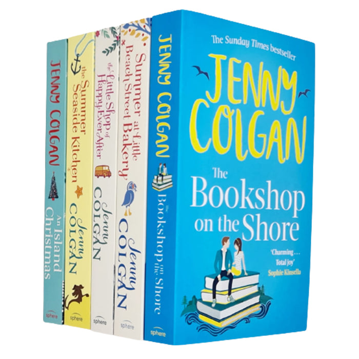 Jenny Colgan 5 Books Collection Set Bookshop on the Shore, An Island Christmas - The Book Bundle